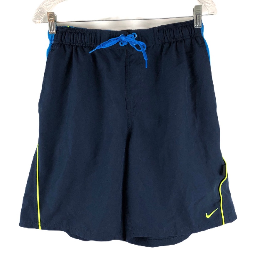 Nike Navy Swim Trunks